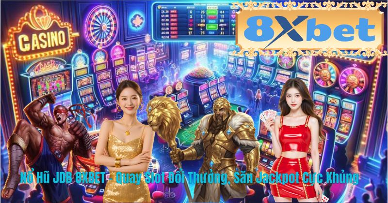 Nổ Hũ JDB 8XBET – Quay Slot Đổi Thưởng, Săn Jackpot Cực Khủng